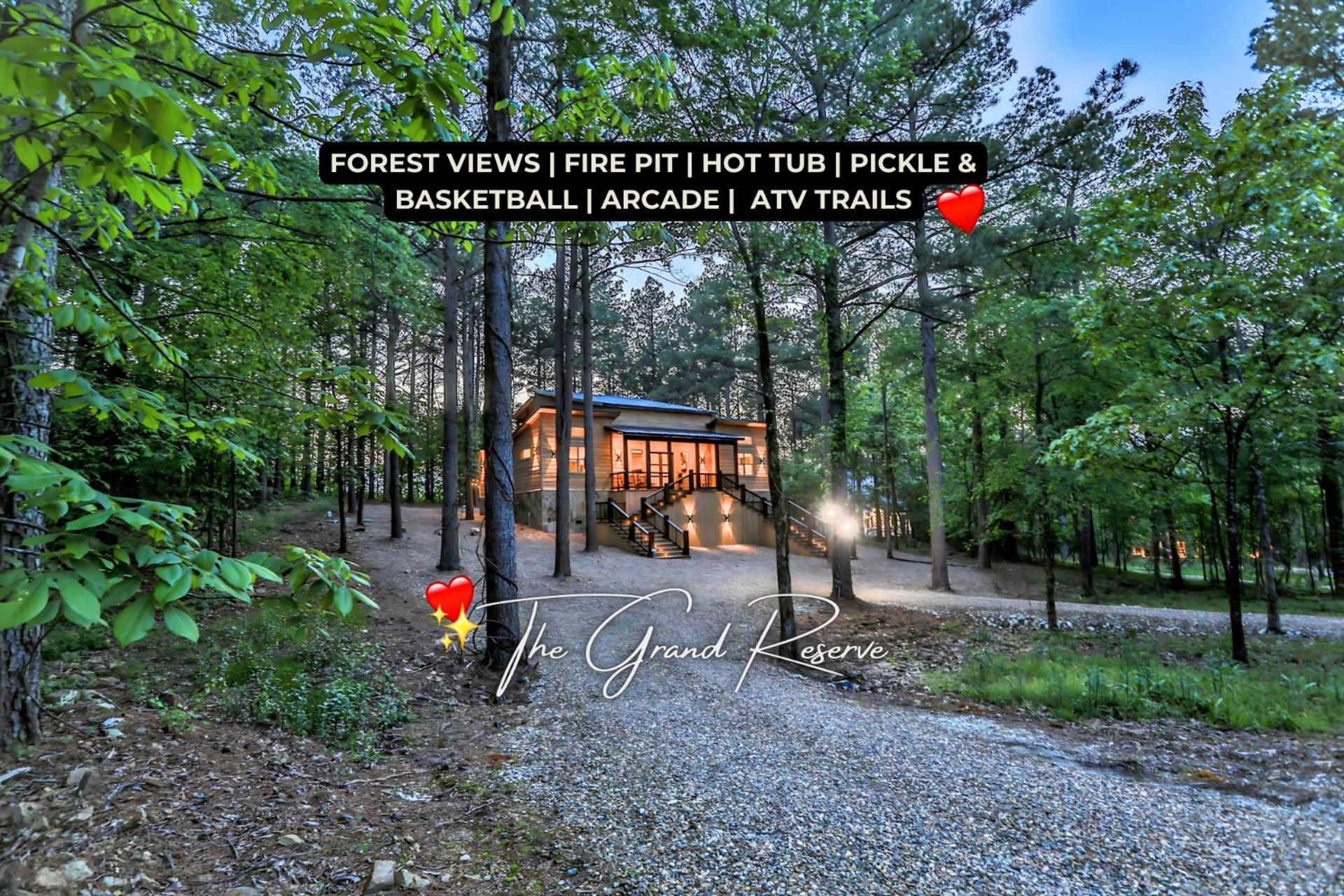Lux,Hot Tub,Atv,Hiking,Pickleball,Firepit,Arcade Broken Bow Exterior foto